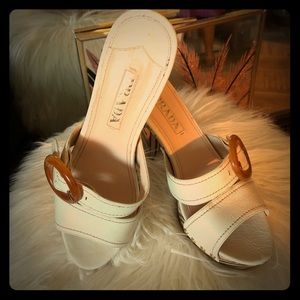PRADA Rare platform Slide heel